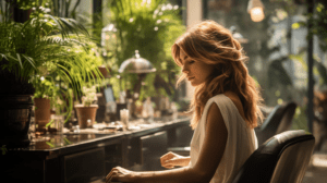 sustainable salon oasis